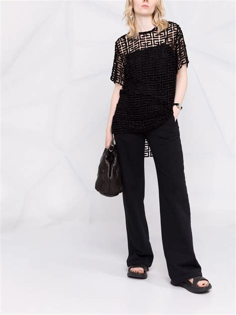 givenchy layered lace-trimmed jumpsuit